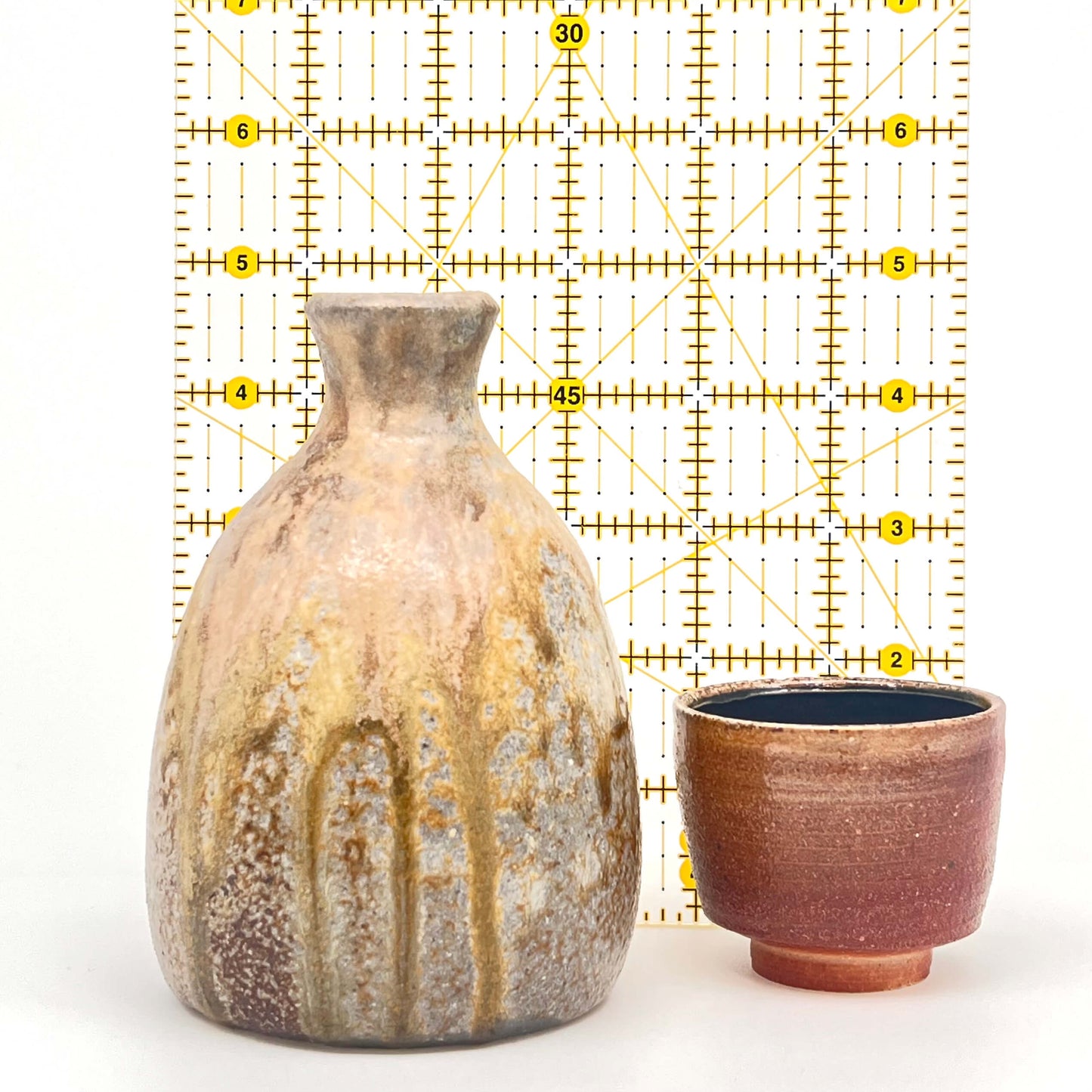 Sake Bottle Set with Cup