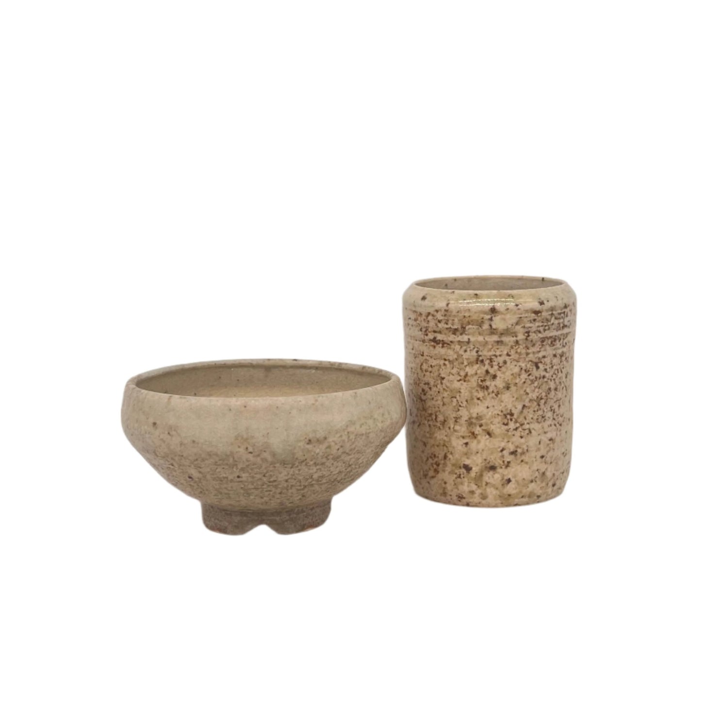 Incense holder and bowl set.