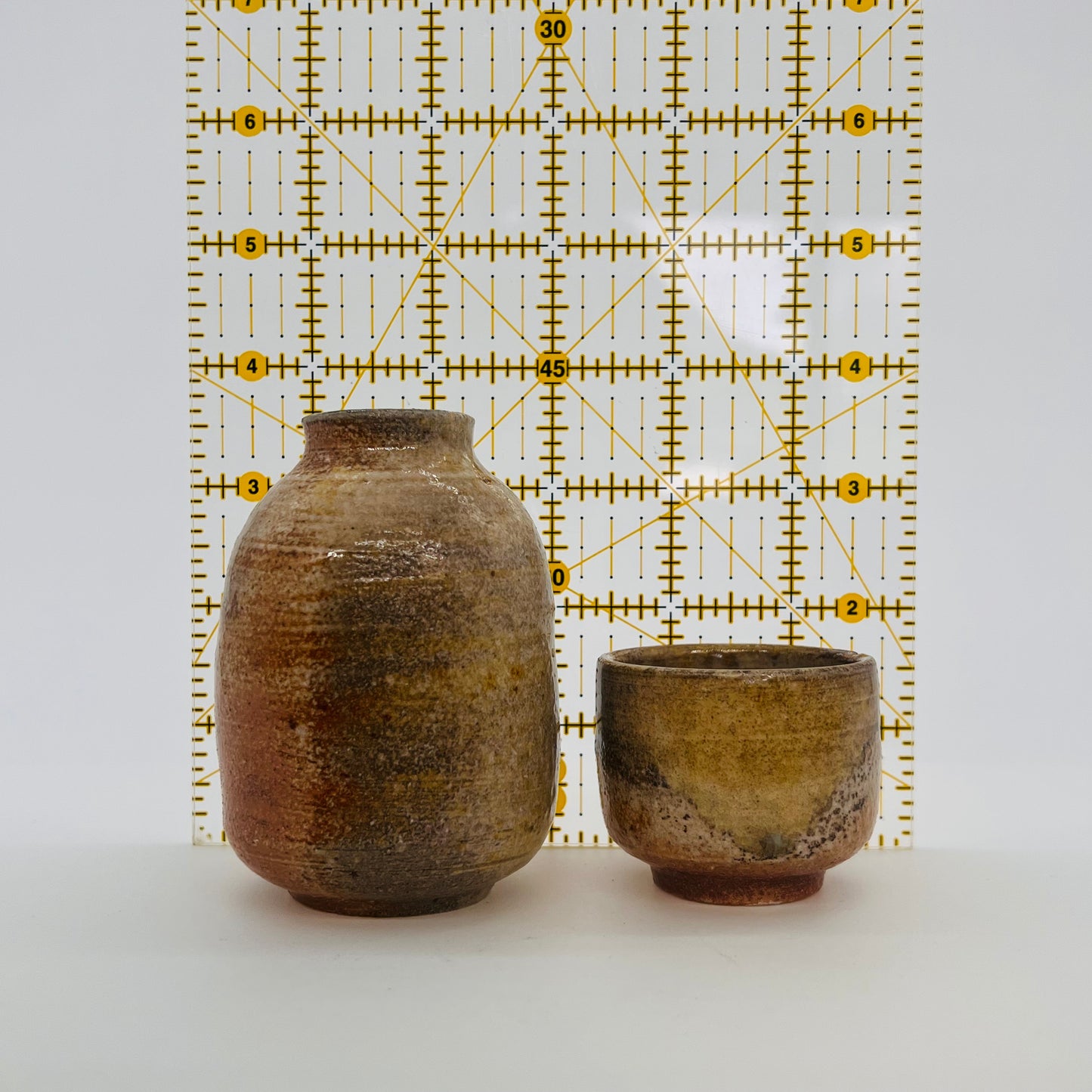 Sake bottle and cup set