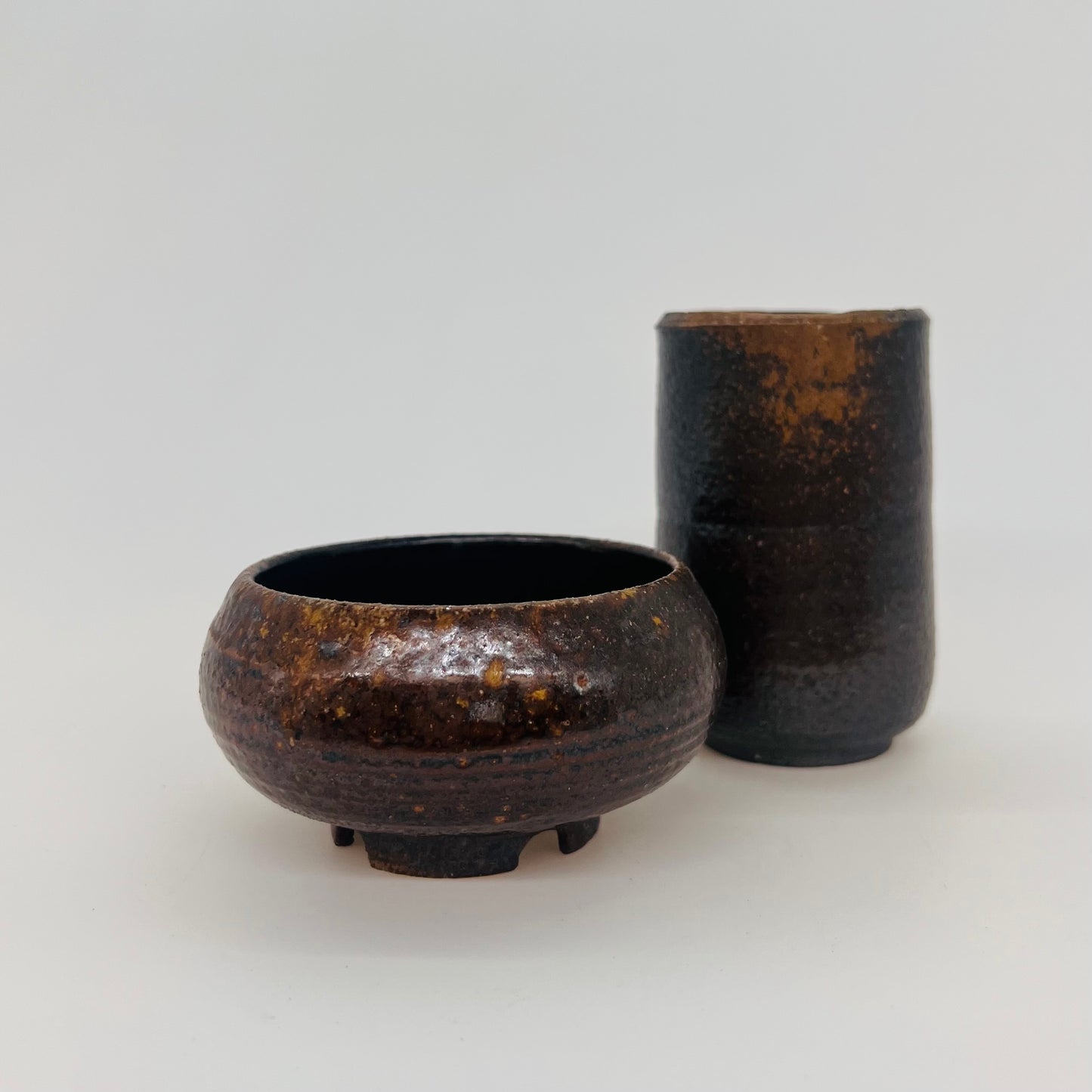 Incense holder and bowl set